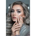 Happyline Taş Sticker Gümüş Yapışkanlı Saç Yüz Sticker Tırnak Taşı Yılbaşı Yüz Taşı Işıltılı Parlak