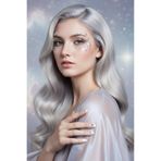 Happyline Taş Yıldızlı Sticker Gümüş Yapışkanlı Saç Yüz Sticker Tırnak Taşı Yılbaşı Yüz taşı Işıltılı Parlak