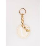 Happyme Ekru Çanta Aksesuar Yuvarlak Harfli Charm Hm 05 D