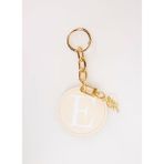 Happyme Ekru Çanta Aksesuar Yuvarlak Harfli Charm Hm 06 E