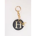 Happyme Siyah Çanta Aksesuar Yuvarlak Harfli Charm Hm 37 H
