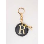 Happyme Siyah Çanta Aksesuar Yuvarlak Harfli Charm Hm 48 R