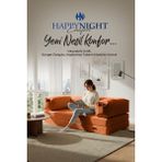 Happynight Comfort Sofya Aktivite Koltuğu | Oyun Koltuğu | Sünger Koltuk | Sinema Koltuğu - Kiremit