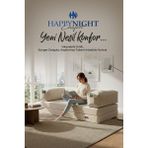 Happynight Comfort Sofya Aktivite Koltuğu | Oyun Koltuğu | Sünger Koltuk | Sinema Koltuğu - Krem