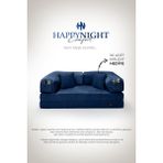 Happynight Comfort Sofya Aktivite Koltuğu | Oyun Koltuğu | Sünger Koltuk | Sinema Koltuğu - Lacivert
