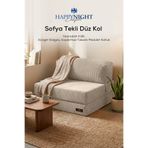 HAPPYNIGHT Sofya Tekli Koltuk Düz Kol| Oyun Koltuğu | Sünger Koltuk | Sinema Koltuğu. 90x190 CM