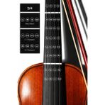 Happypotam Keman - Nota - Etiket - Sticker - Klavye - Çıkartma - Violin - Keman Aksesuar - Siyah - Beyaz