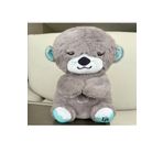 Happystore Su samuru uyku arkadaşı 25 cm müzikli nefes alıp veren göğüs kısmı hareketli bebek peluş oyuncak