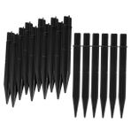 Happyyami 1 Takım Çim Lambası Topraklama Direği Yer Kazığı Başak Yol ışıkları Kazıkları Lamba Desteği Bahçe Peyzaj Aydınlatma Aksesuarları Hafif Zemin Kazıkları Karın Kası Black 18 Parça