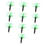 Happyyami 10 Parça Çocuk Uçan Daire Oyuncak Çocuklar Uçan Oyuncaklar Diskler Oyuncak Ufo Uçan Daire Uçan Uzay Gemisi Oyuncak Uçan Daire Başlatıcısı Açık Uçan Disk Helikopter Plastik Mini