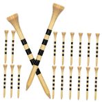 Happyyami 100 Adet Golf Kazık Standları Golf Sopası Profesyonel Golf Topları Golf Tees Tutucu Golf Destek Standı Değiştirilebilir Golf Topları Golf Tişörtü Plastik Temel Spor Dalları