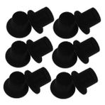 Happyyami 15 palyaço şapkası el sanatları için mini silindir şapkalar bebek zanaat şapka mini resmi kap Mini şapka Doll şapka Süs şapkası dekoratif üstler şapka küçük şapka kadife