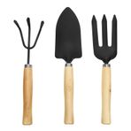 Happyyami 3 Adet Set Bahçe Araç Ve Gereçleri Çocuklar Için Tırmık Kürek Oyuncakları Bonsai Araç Kiti Çocuklar Kürek Yürümeye Başlayan Bahçe Eldivenleri Küçük Bahçe Çatalı El Küreği Ütü Black