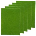 Happyyami 5 Adet Naylon akınlı çim veranda çimi çim halı kilim akvaryum çimi suni çim modeller kum masa çim mat kum masası için çim yapay Çim kağıdı süs eşyaları modeli sahte çim plastik