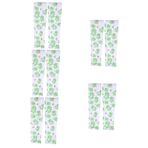 Happyyami 5 Çift Havalı Baskılı Kollar Yaz Için Kol Örtüsü Çocuklar Için Kol Kapakları Basketbol Kol Kollu Kol Kollu Kapakları Soğutma Yaz Kolluk Anti-uv Polyester Kız Buz Kolluk