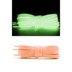Hapshoe Fosforlu Neon Turuncu 1 cm Kalınlığında 1 Çift Yassı Spor Ayakkabı Bağcığı