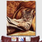 Hapy Hoby Keyfekeder Kedi Sayılarla Boyama Seti 40X50CM
