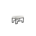 HAR DESİGN Drench Puf Bench Siyah Krem