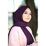 HAR-UM Ticaret Bambu Kraş Şal Mürdüm 75x190