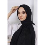 HAR-UM Ticaret Tesettür Kadın Bambu Kraş Şal Siyah