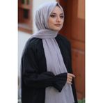 HAR-UM Ticaret Tessetür Kadın Bambu Kraş Şal Gri
