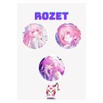 Hara Company Honkai Star Rail Oyunu Cyrene Oyun Rozet Seti 3’lü
