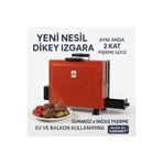 Hararet Akıllı Dikey Izgara | Dumansız Elektrikli Izgara, Çift Kat Pişirme Teknolojisi