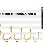 Harbor Single Jigging Gold No:11/0 3'lü İğne