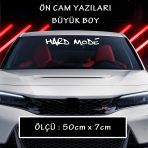 Hard Mode Tuning Yazi - Araba Motosikler Atv Kamyon Kamyonet Cam Uyumlu Sticker Etiket
