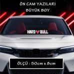 Hard On Cam Yazisi - Araba Motosikler Atv Kamyon Kamyonet Cam Uyumlu Sticker Etiket
