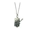 Hard Rock Elektro Gitar Kolye – 60 Cm Zincir - Unisex Müzik Aksesuarı