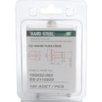 Hard Steel 100032 - 003 100 Adet Düz Makine Plaka Nikel Vida