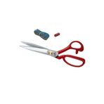 Hard Steel Hs - 1094 Kırmızı Saplı Paslanmaz Çelik Somunlu 9 inç Makas