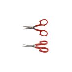 Hard Steel Plastik Saplı Kıvrık Eğri Ve Düz Uçlu 2 Li Nakış Makas Set