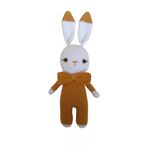 Hardal Miniş Tavşan Uyku Arkadaşı Amigurumi Organik Oyuncak