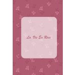 Hardcover Journal Notebook,La Vie En Rose , Lined Blank Notebook, 120 Pages, 6 x 9, Lined Notebook for Writing, Planning or Journaling, pink cover