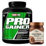 Hardline Nutrition 3000 gr Progainer + 350 gr Clean Protein Spread Çikolata