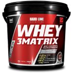 Hardline Nutrition Whey 3matrix Çilek Aromalı Protein Tozu 3600 gr
