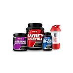 Hardline Whey 3Matrix 908 Gr Çilek + Kreatin 300 Gr + BCAA 4:1:1 Atb6 120 Tablet + Shaker
