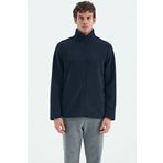 Hardy Lacivert Standart Kalıp Polar Erkek Sweatshirt - 88299