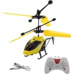 Hareket Sensörlü Kumandalı Şarjlı Helikopter - Oyuncak Helikopter - Sarı
