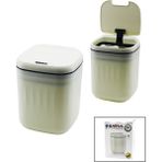 Hareket Sensörlü=otomatik Aç-Kapa Kapak - Pilli Plastik Çöp Kovası 20LT (4940) - 1 lt - 000-Siyah