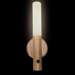 Hareket Sensörü Banyo Işığı, Şarj Edilebilir Hareket Sensörü Gece Işıkları, Şarj edilebilir hareket sensörü kablosuz ışık, Ahşap LED Duvar Sconce, Merdiven resmi için koridor aydınlatma merdiveni lamb