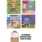Hareketli Bisikletler + Park + Lunapark + Oyuncaklar + Okuma Sticker'ları