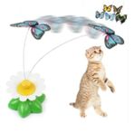 Hareketli Dönen Kelebek - Kedi Oyuncağı ( Pille Çalışır) (5468)