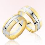 Harem Altın 3506 İki Renk Altın Alyans