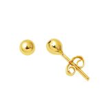 Harem Altın 4 Mm 14 Ayar Altın Top Küpe Kp100
