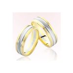 Harem Altın 6205 Sarı Beyaz Altın Alyans