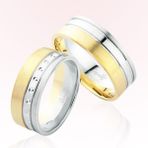 Harem Altın 6401 Sarı Beyaz Altın Alyans