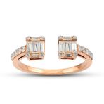 Harem Altın B13 0.48 Ct Baget Pırlanta Yüzük